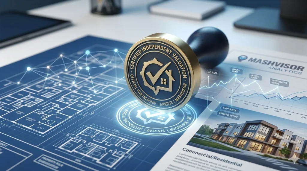 Mashvisor Integrates Akrivis Professional Real Estate Valuation Services to Empower Investors