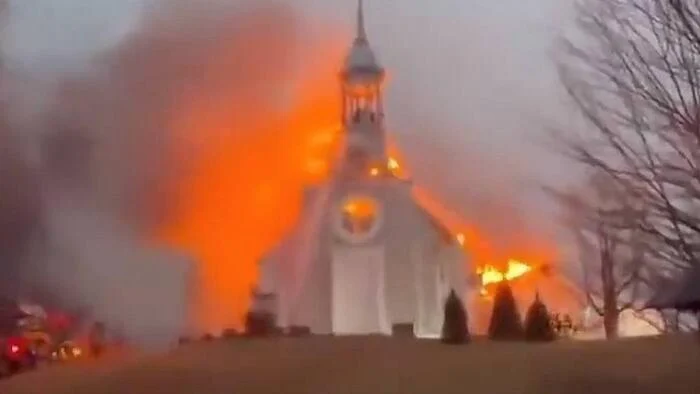 Yet Another Historic Church Torched in Canada Sparks National Concern